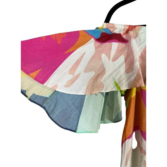 FARM Rio Colorful Off-Shoulder Mini Dress - Picture 5 of 16